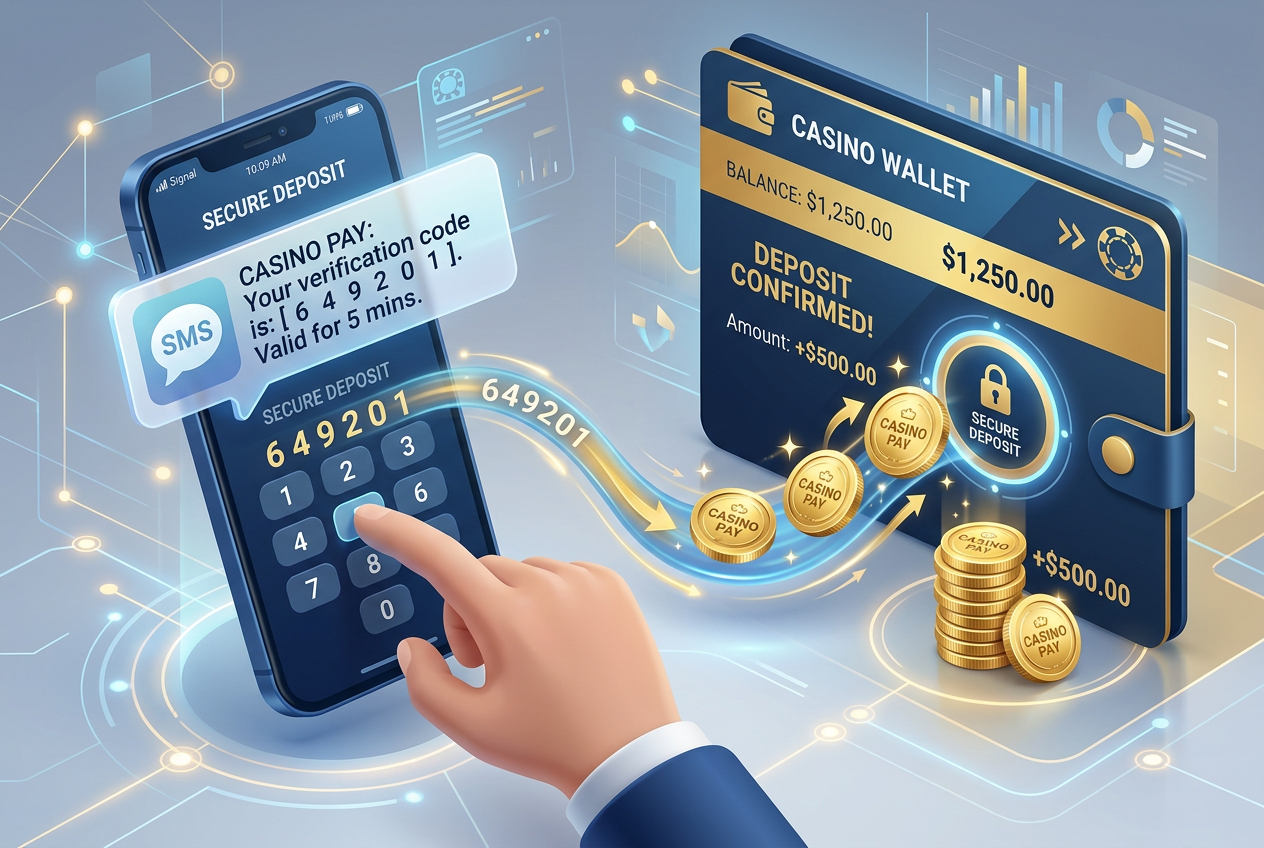 Infografika procesu vkladu přes NeteraPay SMS bránu